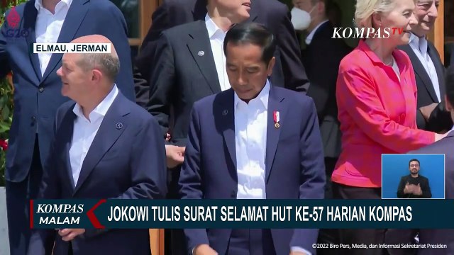 Di Tengah Kesibukannya, Jokowi Sempatkan Tulis Surat untuk Mengucapkan HUT ke-57 Harian Kompas!