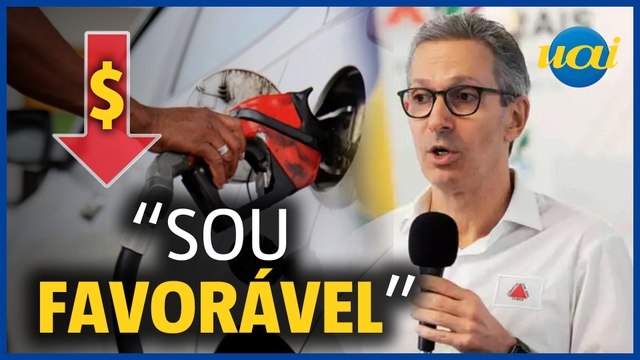 Zema apoia proposta de zerar ICMS sobre combustíveis