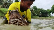 Best Fishing Style  Amazing Polo Fishing Video  Village Boy Fishing With Bamboo Tools Polo