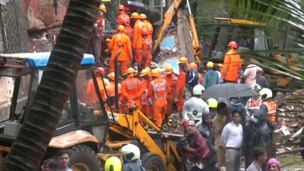 Derrumbe de un edificio en la India