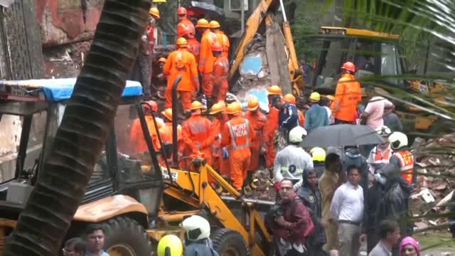 Derrumbe de un edificio en la India