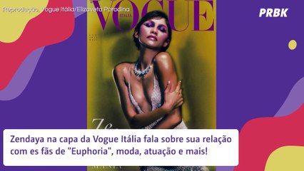 Por que Zendaya se sente idiota sendo atriz? Estrela explica à Vogue Itália