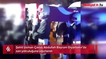 Şehit Uzman Çavuş Abdullah Bayram Diyarbakır’da son yolculuğuna uğurlandı