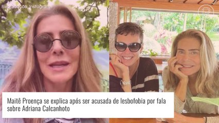 Maitê Proença se explica após ser acusada de lesbofobia com declaração polêmica sobre Adriana Calcanhoto