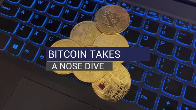 Bitcoin Takes A Nose Dive