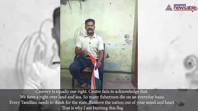 Cauvery Management Board: Tamil Nadu teacher burns Indian national flag, arrested