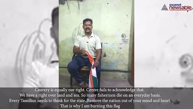 Cauvery Management Board: Tamil Nadu teacher burns Indian national flag, arrested