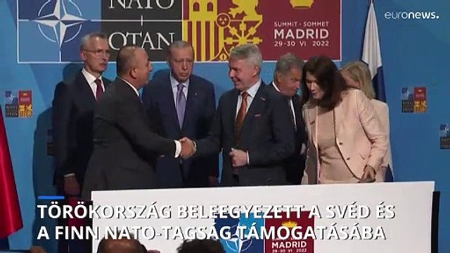 Törökország támogatja Svédország és Finnország NATO-csatlakozását