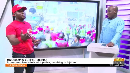 #KuroMayehye Demo: Street marchers clash with police, resulting in injuries – The Big Agenda on Adom TV (28-6-22)
