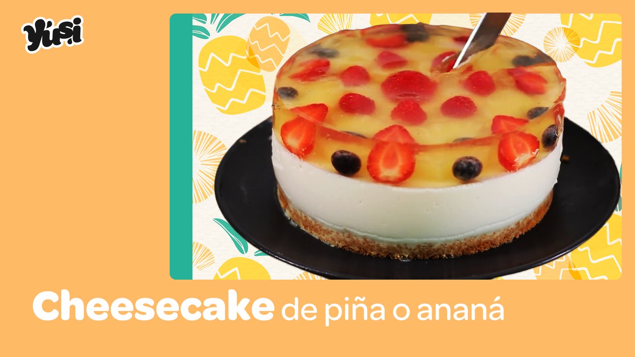 Cheesecake de piña o ananá