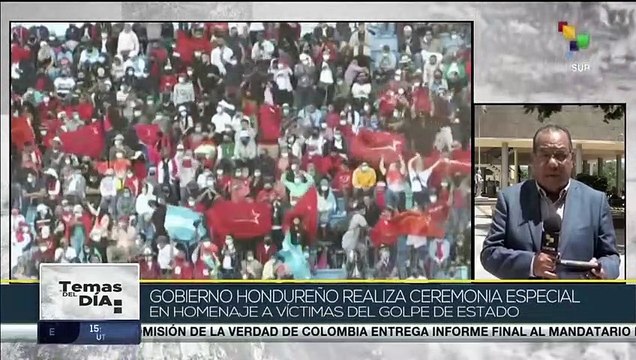 Pueblo hondureño conmemora los 13 años del golpe de Estado a Manuel Zelaya