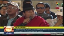 Leonidas Iza: Creemos que el diálogo es el mejor camino para resolver los problemas de Ecuador