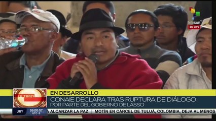 Leonidas Iza: Es importante una actitud de paz en Ecuador