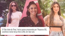'Feijoada da Thay': famosos elegem looks leves para esquenta da festa de São João de Thaynara OG. Fotos!