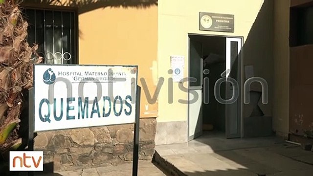 Cuatro hermanitos resultaron con quemaduras por la explosión de una garrafa en su casa