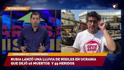Rusia lanzó una lluvia de misiles en ucrania que dejó 16 muertos