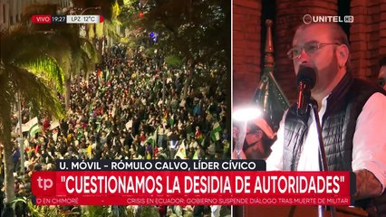 Comité cívico exige reforma en la justicia y que el Gobierno luche contra el narcotráfico