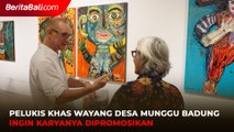 Pelukis Khas Wayang Desa Munggu Badung Ingin Karyanya Dipromosikan