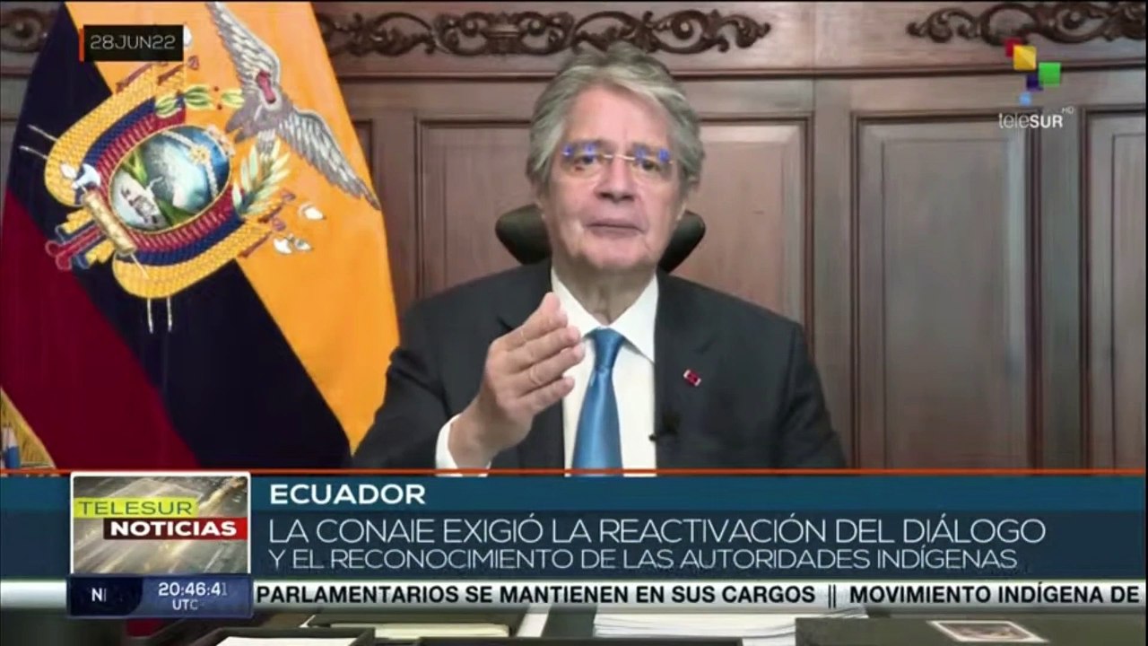 Ecuador: Organizaciones indígenas continúan en paro contra gobierno nacional