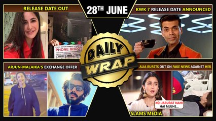 Alia Bhatt's ANGRY Reaction, Malaika-Arjun Get Romantic, Karan's New Announcement | Top 10 News
