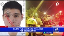 Ate: joven es asesinado de seis balazos tras saltar cerco para evitar robo