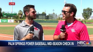 Palm Springs Power Baseball 2022 Mid-Season Check in
