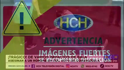 De varios impactos de bala muere hombre en la colonia Soto de Comayagüela