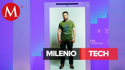 Zelenski da conferencia vía holograma | Milenio Tech