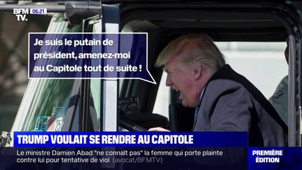 Invasion du Capitole: comment Donald Trump aurait tenté de prendre le volant pour s'y rendre
