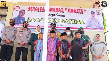 Bhakti Kemanusiaan Dalam Rangka Hari Bhayangkara Ke-76 Polres Aceh Tenggara