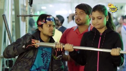 जीम में लौंडिया बाजी| इंडियन फनी वीडियोस | कॉमेडी तड़का