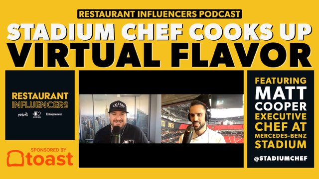 MATT COOPER of MERCEDES-BENZ STADIUM on Cooking Virtual Flavor