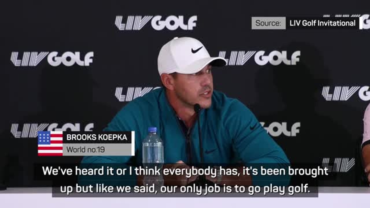 'We're just golfers!' - LIV Golf's new defectors respond to questions on Saudi human rights record