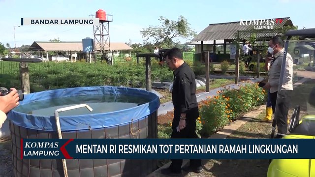 Mentan RI Resmikan TOT Pertanian Ramah Lingkungan