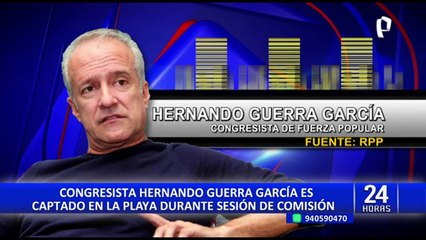 Evalúan investigar a congresista Hernando Guerra García por viajar sin pedir licencia
