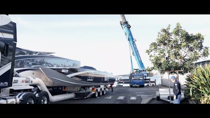 Hunter Valley stunt pilot Paul Bennet on Lake Macquarie, NSW.