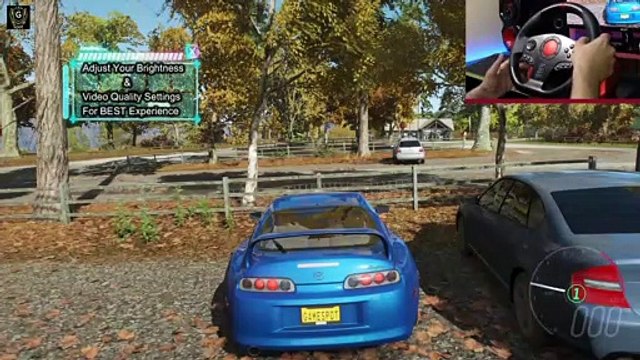 Toyota Supra - Steering Wheel | PXN V900 Gameplay