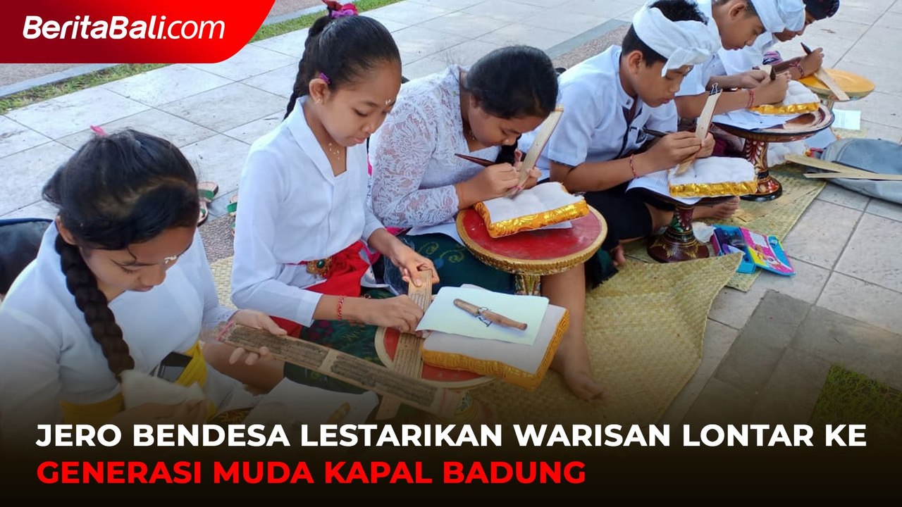Jero Bendesa Lestarikan Warisan Lontar ke Generasi Muda Kapal Badung
