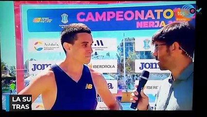 La surrealista respuesta de un atleta español tras una carrera