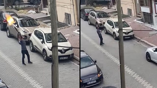 Sosyal medyada annesine küfreden kişinin evinin önünde ateş açtı