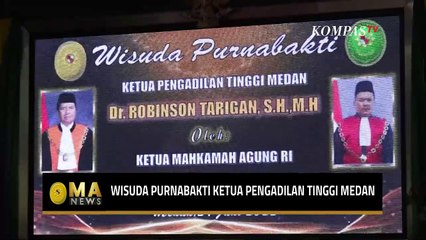 Wisuda Purnabakti Digelar untuk Ketua Pengadilan Tinggi Medan