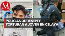 Miguel, denuncia haber sido detenido y golpeado por policías municipales n Celaya, Guanajuato