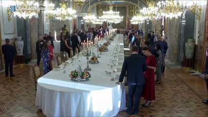 Así fue la cena de gala en el Palacio Real con los líderes de la OTAN presidida por los Reyes de España