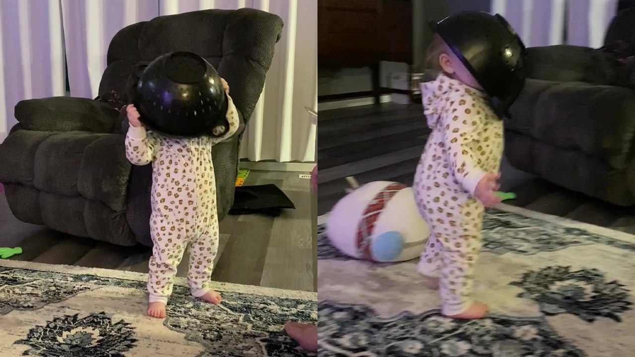 'Baby girl's unintentional Darth Vader cosplay is the cutest thing you'll see today '