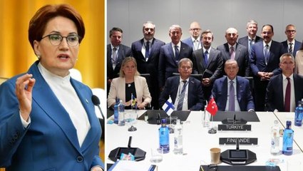 Türkiye'nin İsveç ve Finlandiya ile anlaşmasına Akşener'den ilk yorum: Ülkemizin çıkarlarıyla bağdaşmayan bir tavizdir