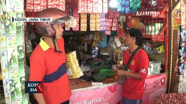 Pedagang Pasar di Kediri Protes Beli Migor Pakai PeduliLindungi: Menyulitkan!