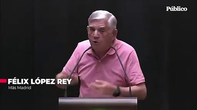 Félix López Rey, al alcalde Martínez Almeida: Deje de ser una marioneta de la señora Ayuso