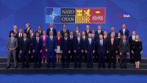 NATO Zirvesi'nde liderlerden aile fotoğrafı