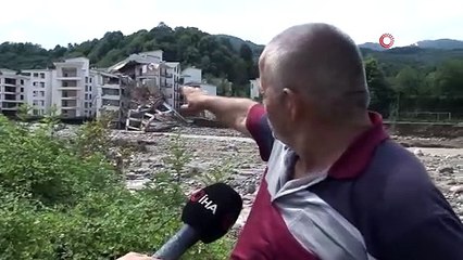 3 ay sonra açılışı yapılacak olan otel sel sularında yıkıldı