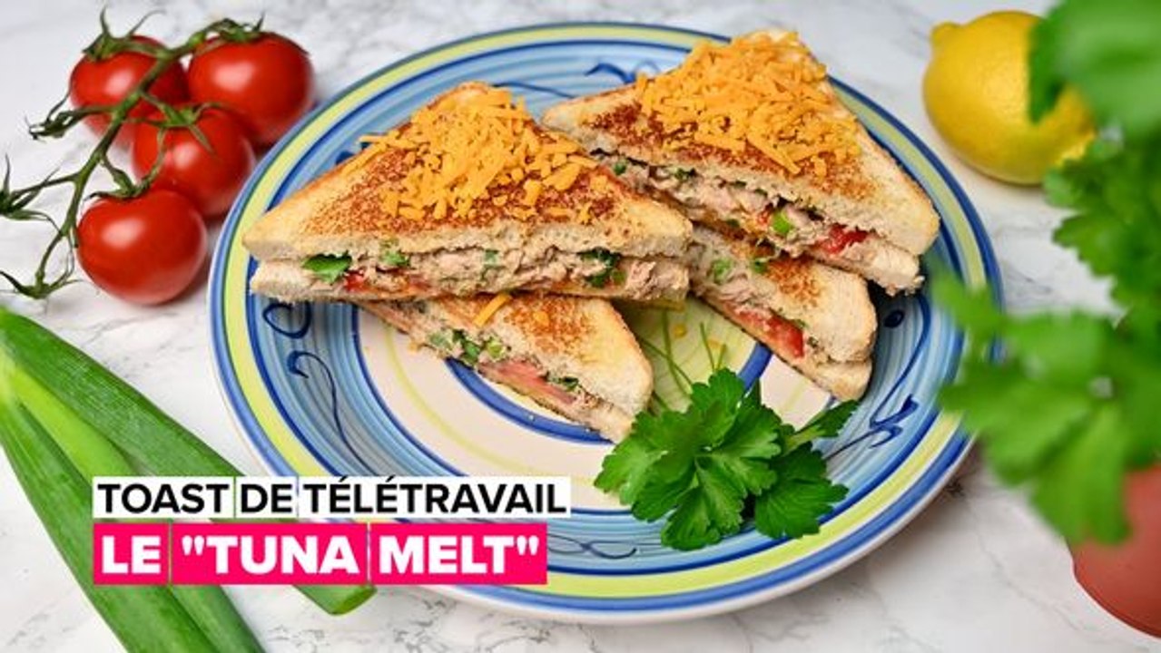 Recette de toast : le sandwich "tuna melt"